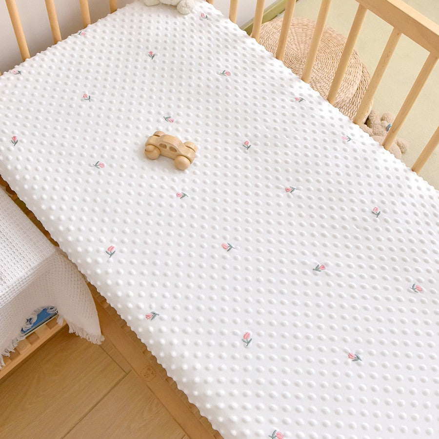 Feuille de dessin animé brodée pour bébé