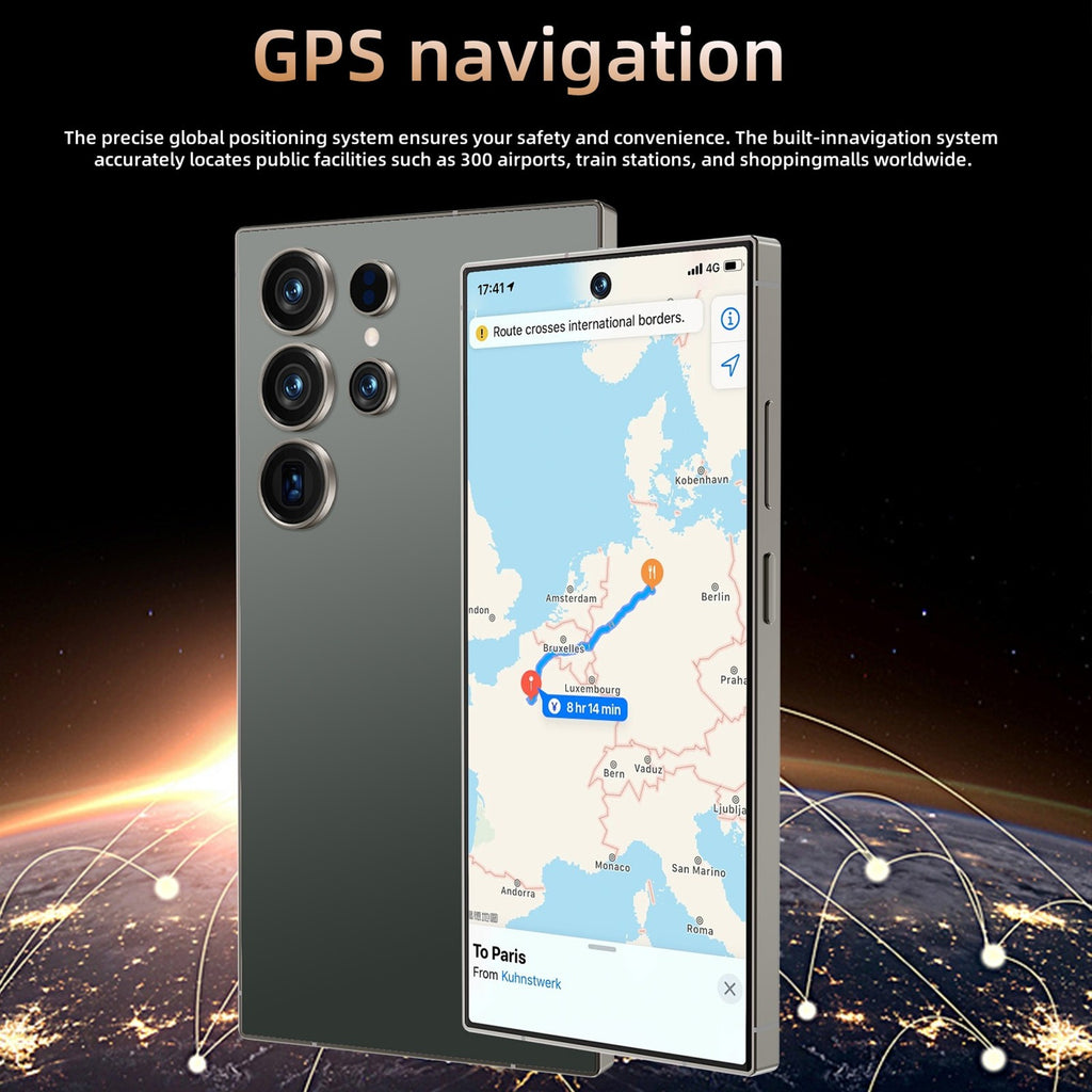 Smartphone portable ultra-débloqué 8 Go 256 Go Android14.0 6800mAh 6.8inch 5G
