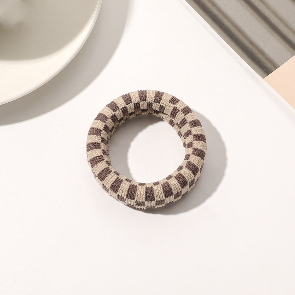 Serviette en caoutchouc grossier Bracelet simple anneau de cheveux
