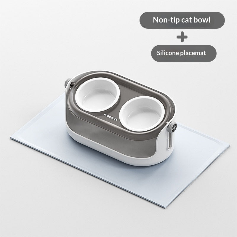 Cou Friendly Cat Bowl Céramique Cat Food Plat Pet Cat Food Bowl
