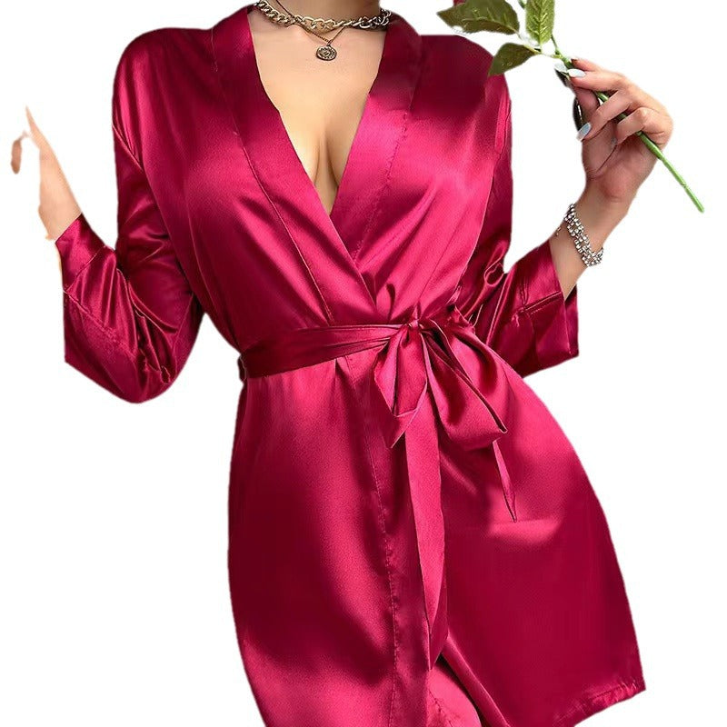 Personnalité de mode Robe de femme couleur unie