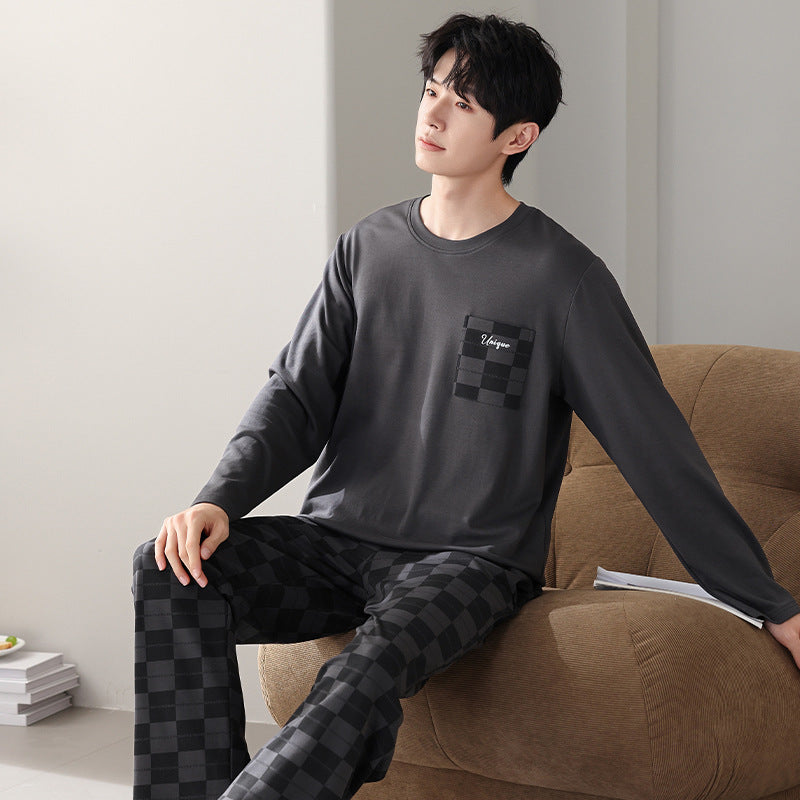Coton Manches longues Coton complet Casual Vêtements de maison