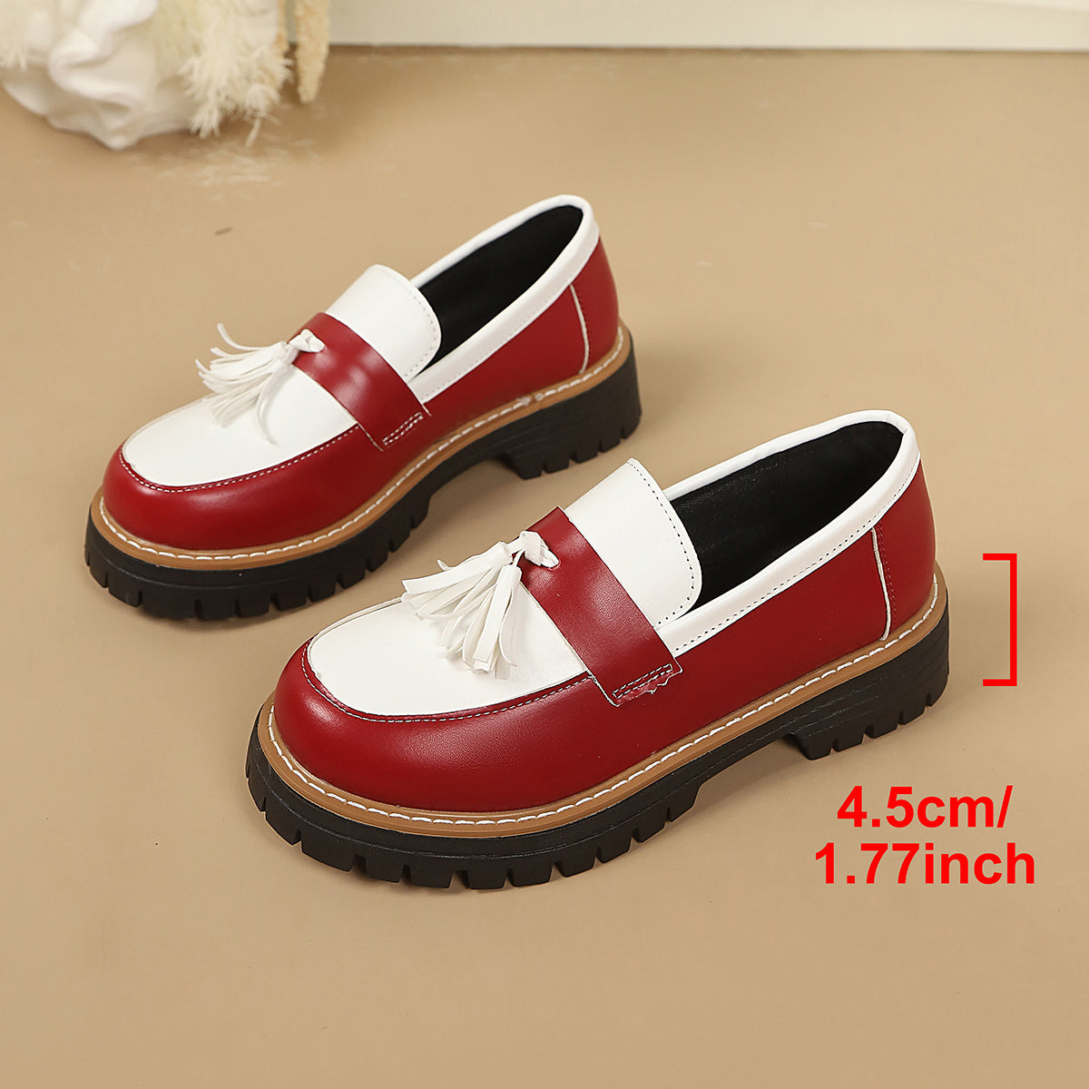 Mocassins pour femmes Vintage Plus Taille Bow