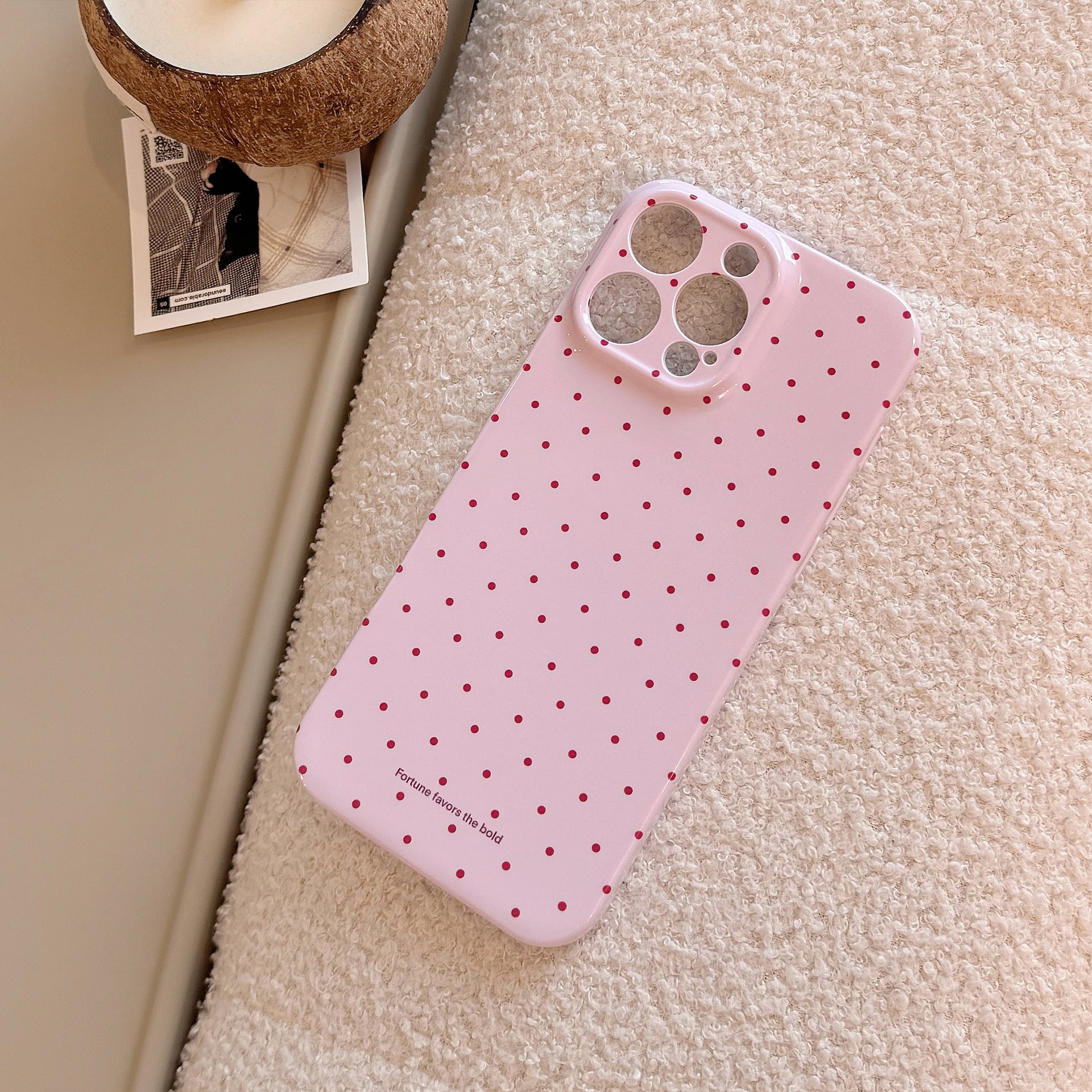 Étui de téléphone en silicone souple et souple avec points d'onde