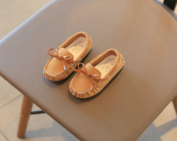 Mode bébé fille mignon simple couche chaussures Soft Bottom