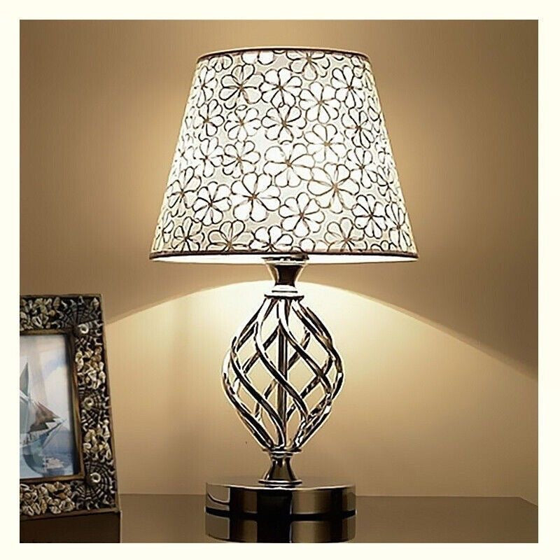 Étude simple Salon et chambre côté lit Lampe de table de protection des yeux créatif