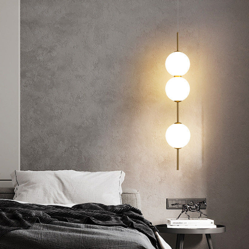 Chandelier en verre nordique pour la chambre à coucher