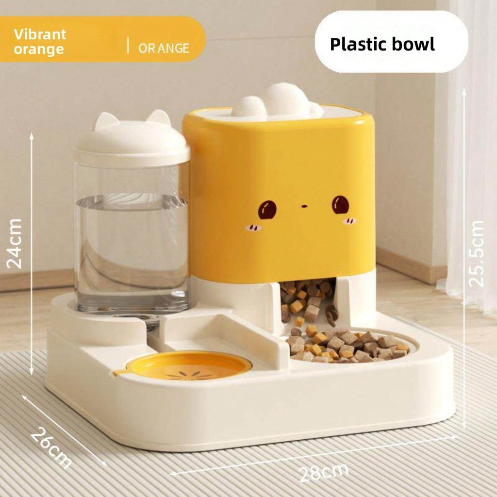 2 En 1 Alimentation automatique pour animaux et distributeur d'eau