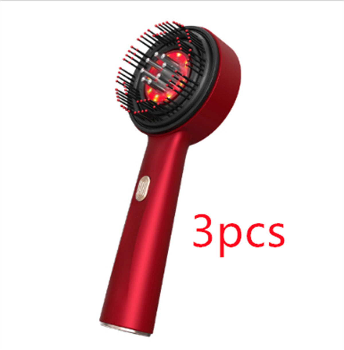 Peigne de Massage électrique Accueil Peigne Évacuateur Rouge Lumière Antidérapante Soins capillaires multifonctionnels