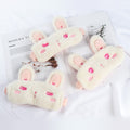 En peluche douce et mignon bande de cheveux Girly Coeur Shading Bunny Eye Masque