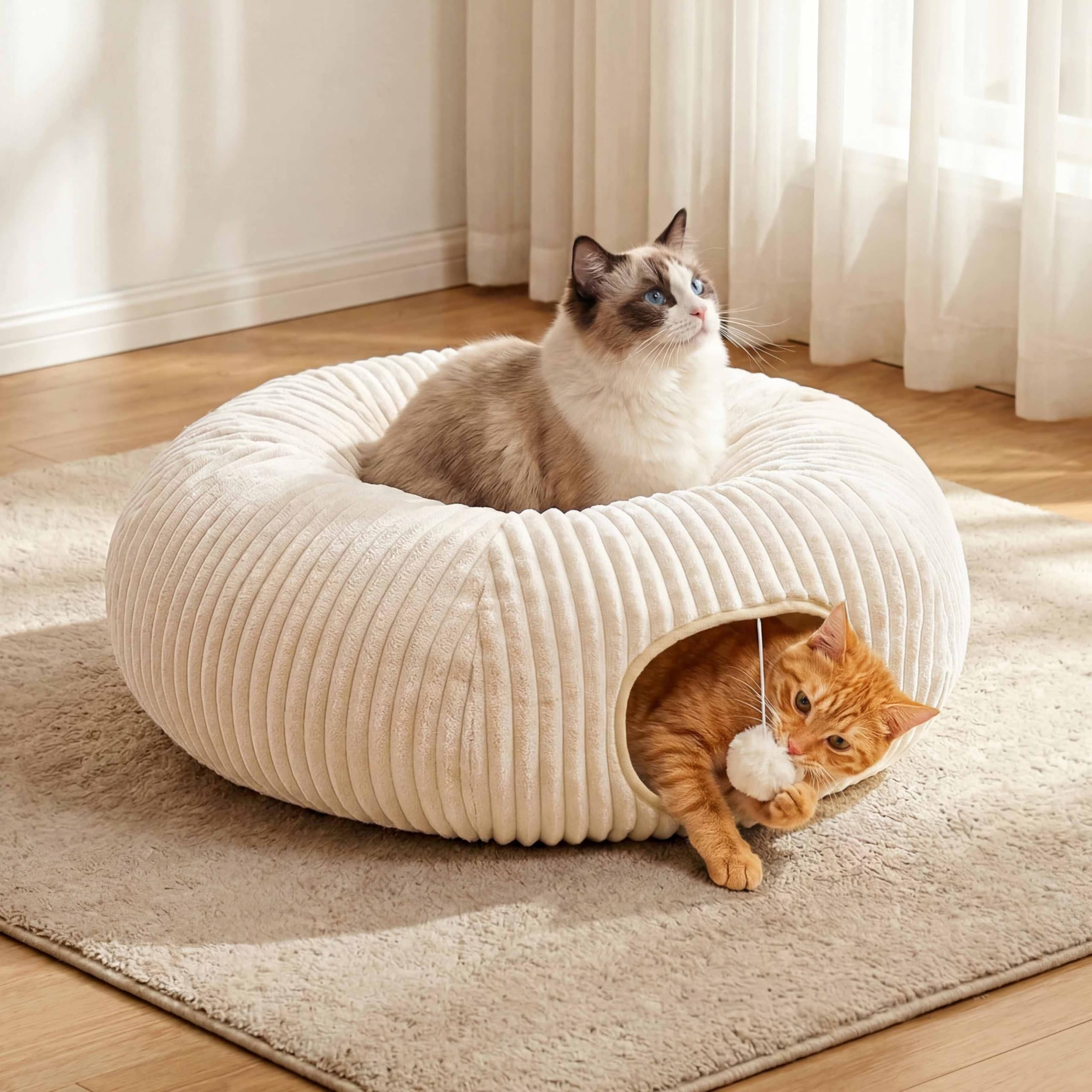 Lit Tunnel Cat avec Jouets interactifs Cat