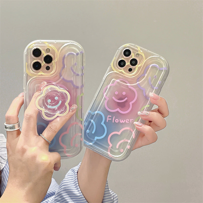 Halo cas de téléphone de fleur de soleil teinte de soleil