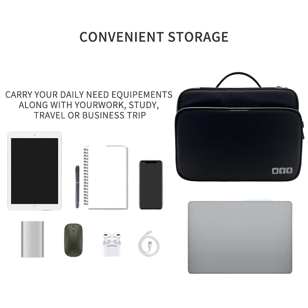 Sac de rangement multifonctionnel à trois couches de grande capacité