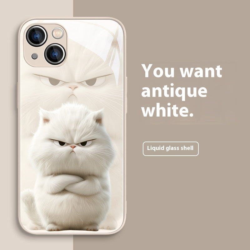 Dossier de téléphone chat Niche amusant et mignon