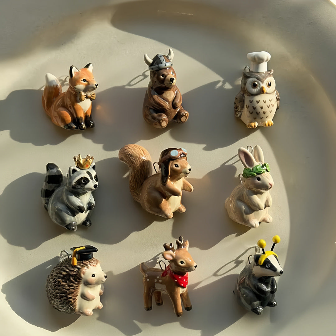 Petit Animal Série DIY Accessoires Pendentif à huile drippée