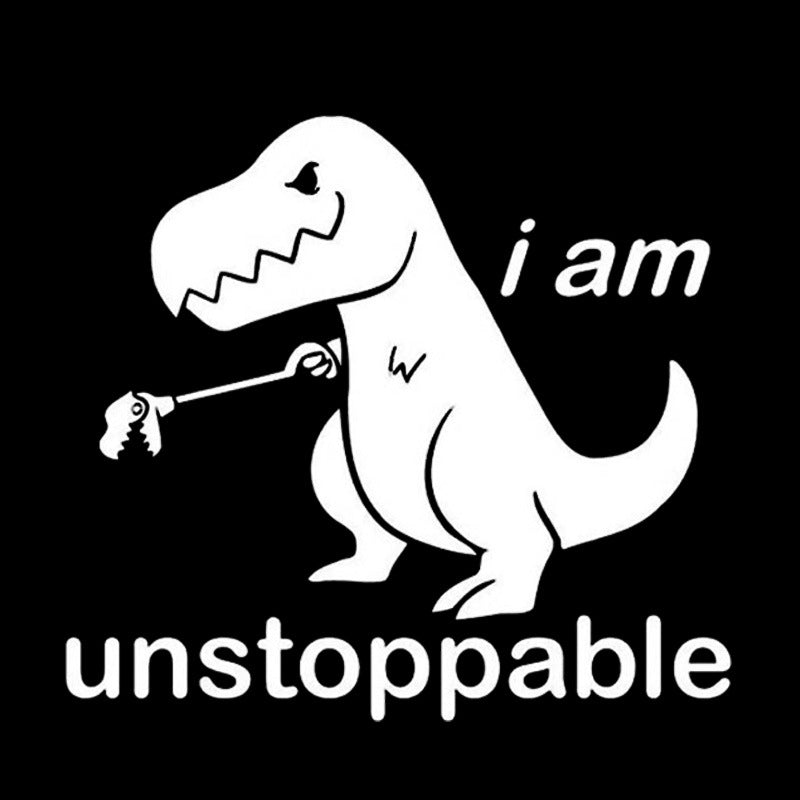 Cute Cartoon Dinosaur auto auto auto Sticker