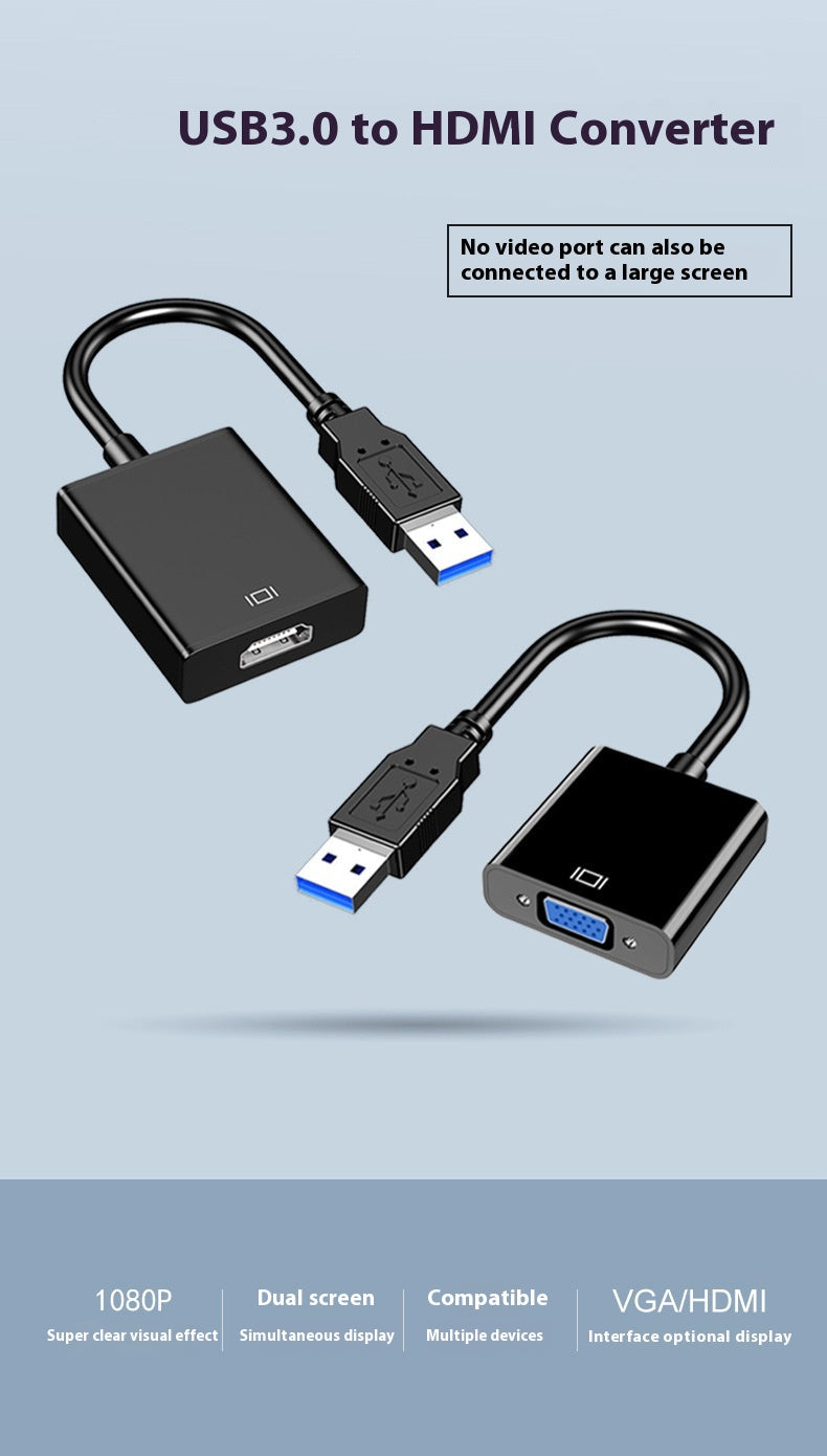 Alliage d'aluminium vers HDMI HD Video Converter