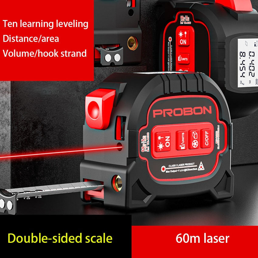 Compteur de distance laser intelligent de la chambre de mesure Cross Mark