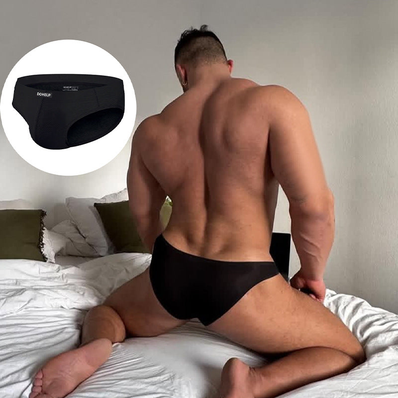 Sous-vêtements pour hommes Respirant Plus Taille Solide Couleur Basse Taille