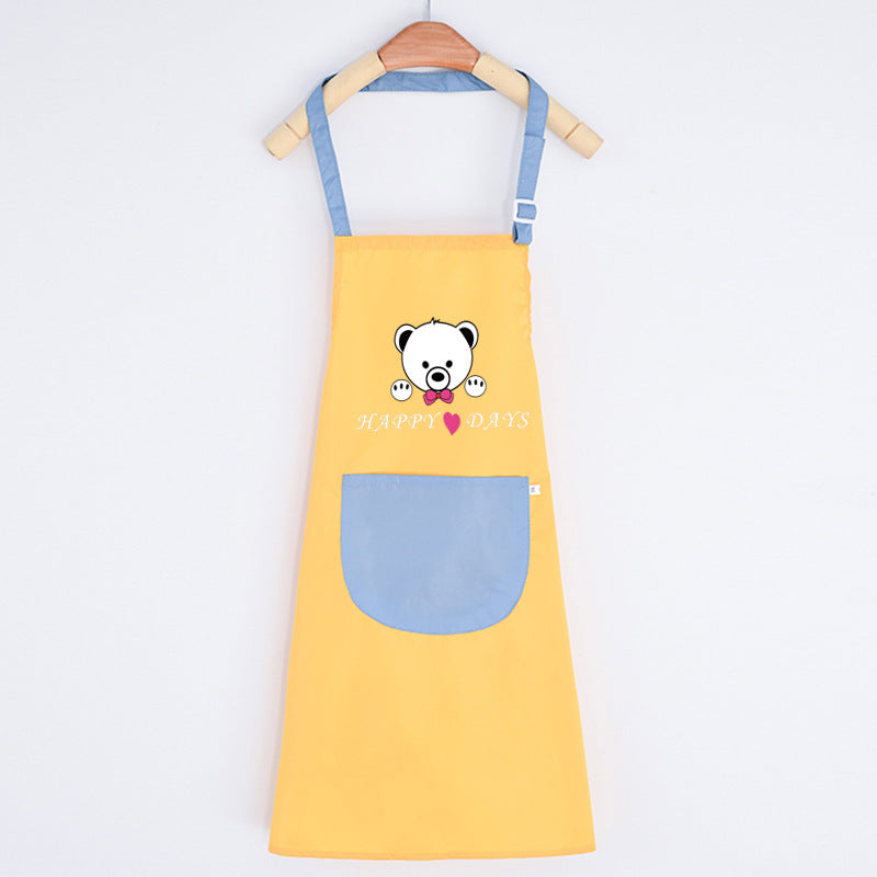 Peinture fille imperméable cuisine enfants Tablier
