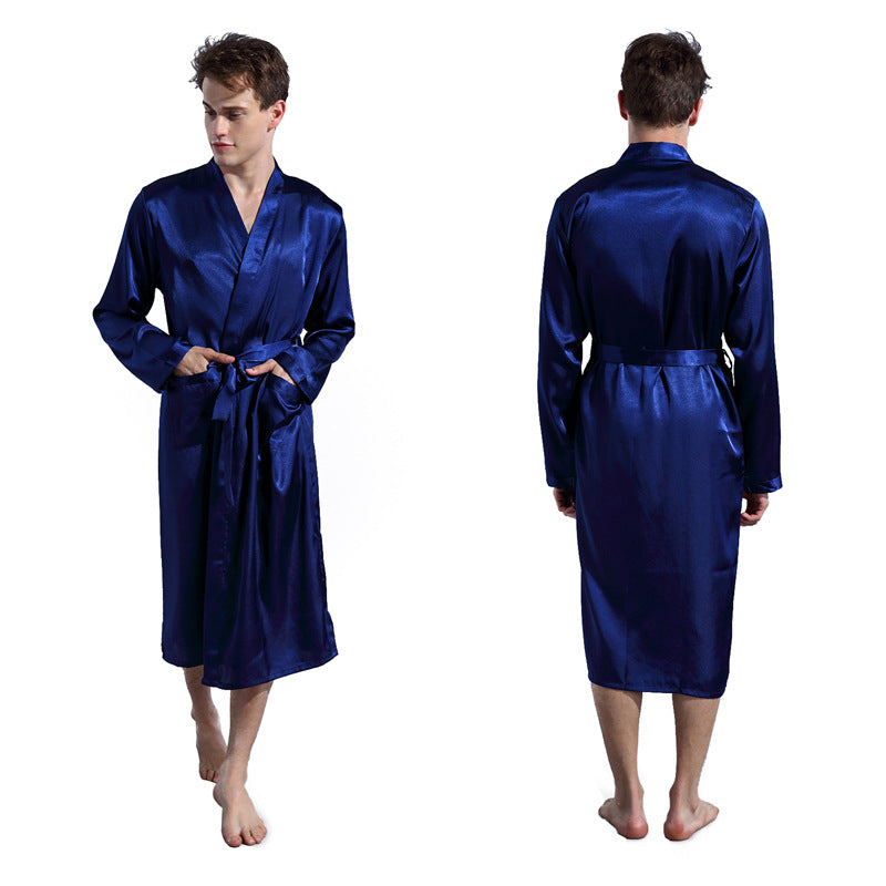 Mode homme Robe de couleur solide mince