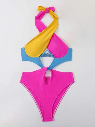 Ensemble de maillots de bain multicolores
