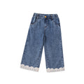 Pantalons de denim occasionnels de printemps pour les tout-petits et les jeunes enfants