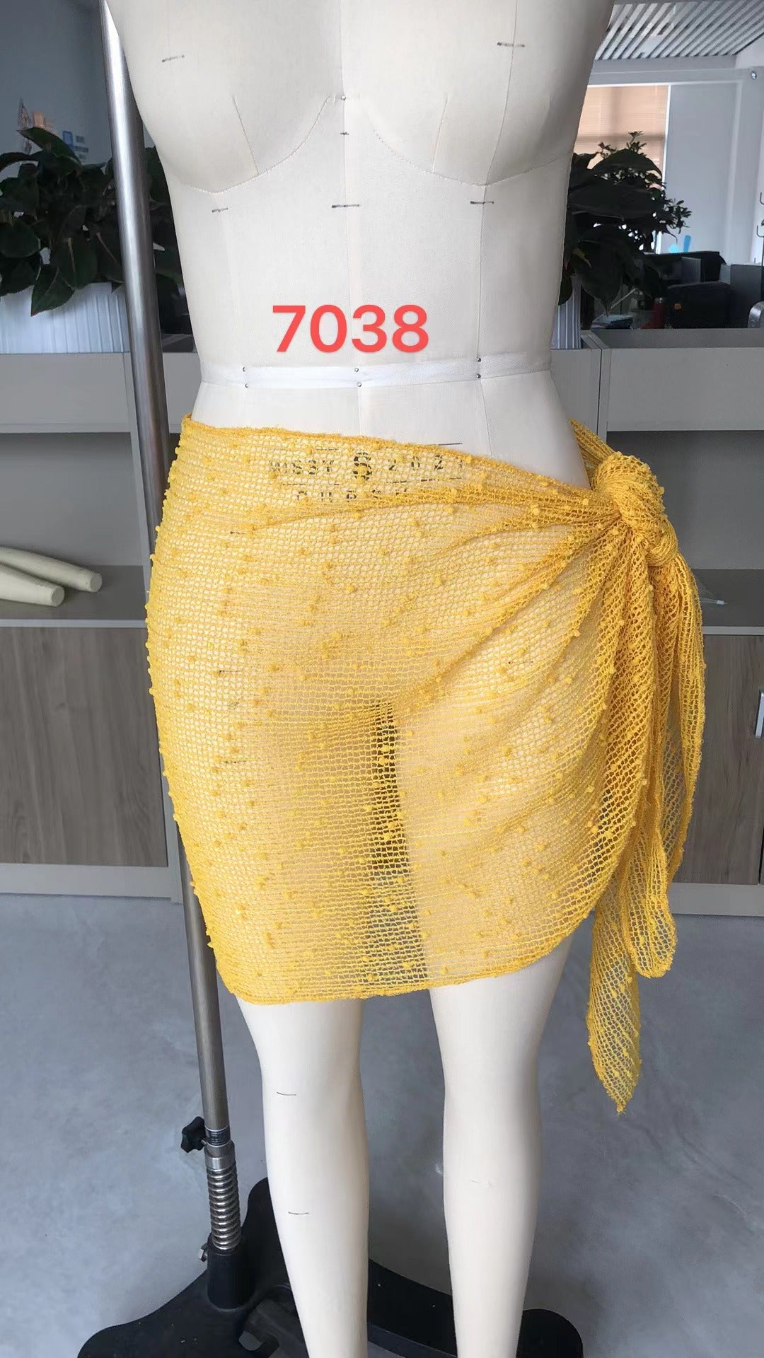Sexy Outerwear Cover-up Mesh Beach Robe