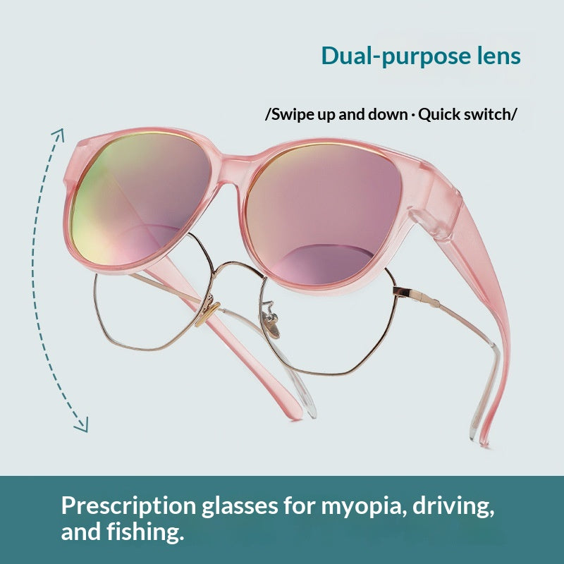 Lunettes de soleil Clip-on spécifiques à la conduite pour hommes
