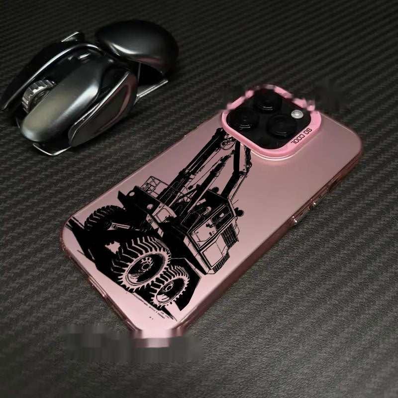 Excavateur IPhone16Pro téléphone cas laser