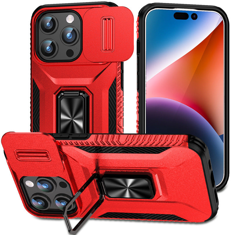 Fenêtre coulissante Ring-pull 17 Pro cas de téléphone Max