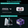 Shock Wired Game Controller Gamepad Compatible avec Nintendo Wii Gamecube
