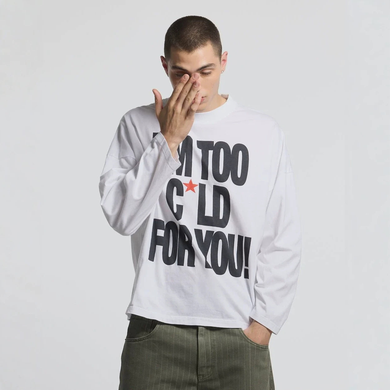 T-shirt à manches longues pour hommes