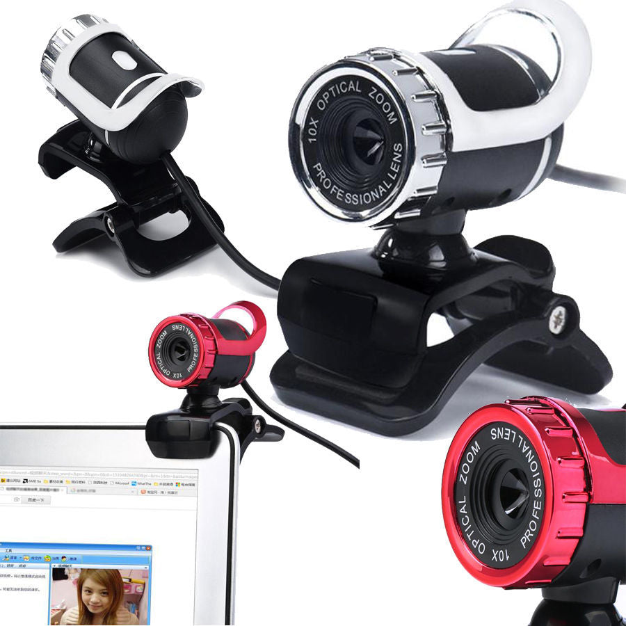 Ordinateur Vidéo Caméra USB Microphone intégré à absorption sonore