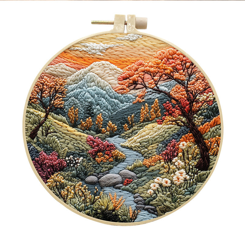 Broderie Diy Cloth Art Matériau Kit