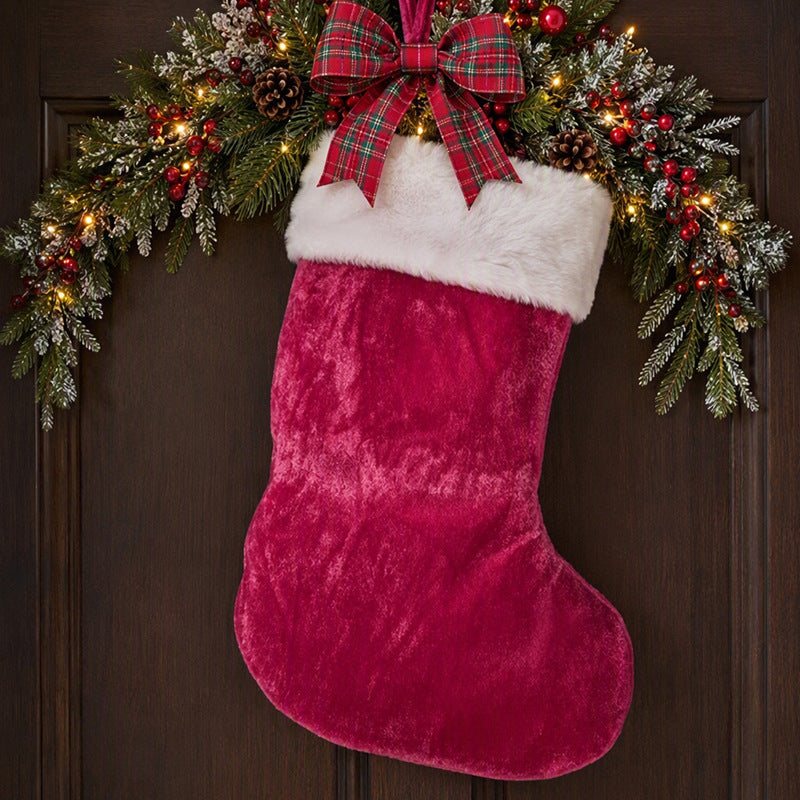 Décoration de Noël de Noël de Noël cheminée crochet ornement