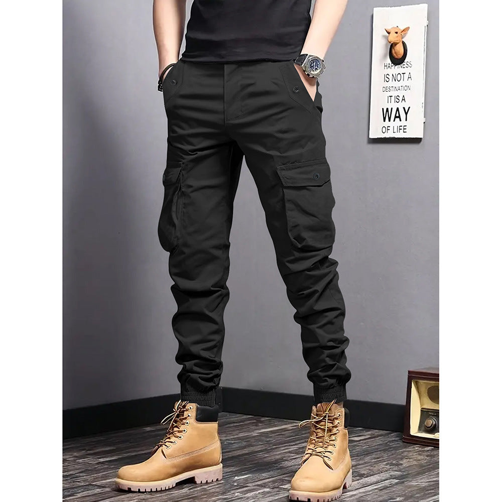 Pantalon de travail occasionnel pour hommes Pantalon long