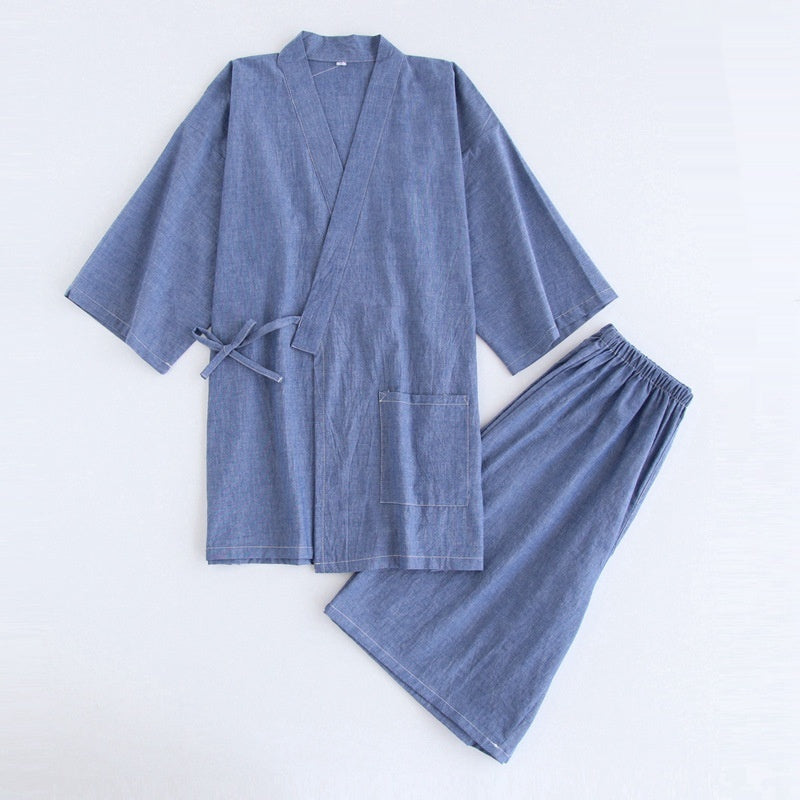 Pyjamas à manches courtes pour hommes japonais Kimono