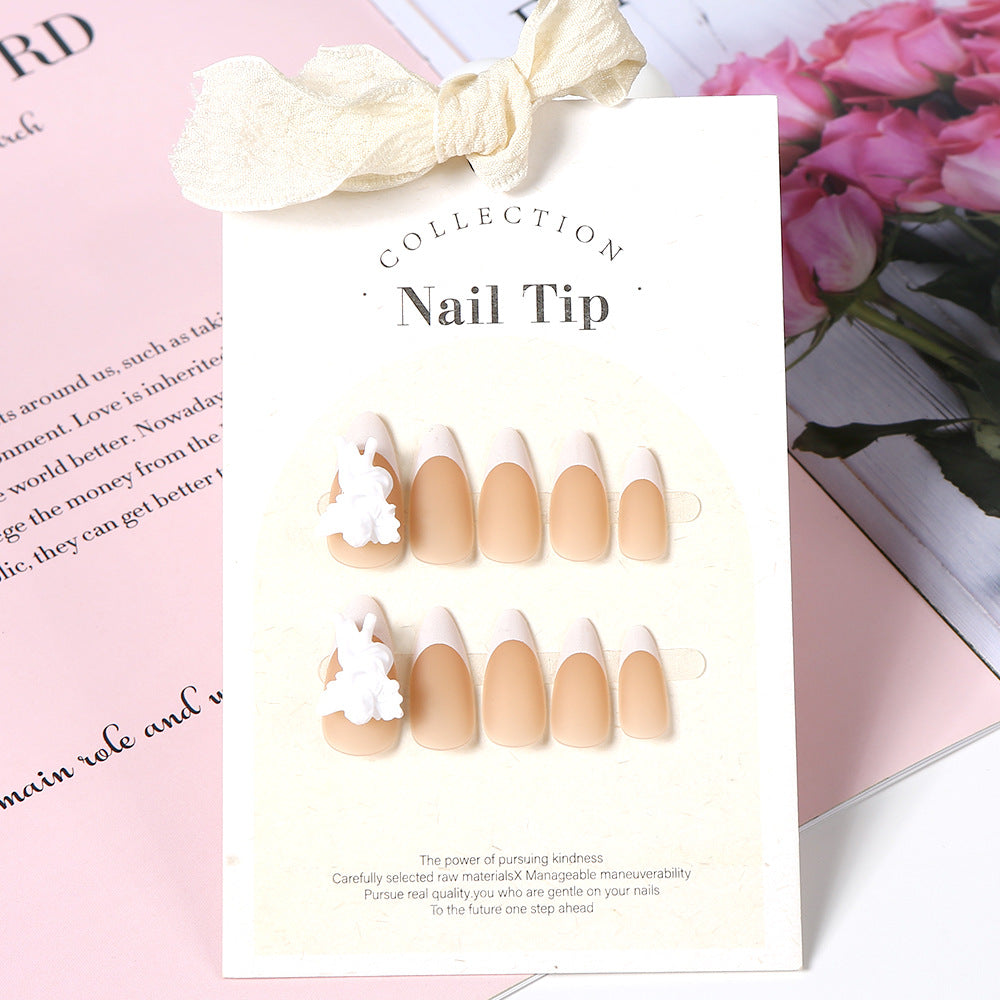 Français Bare et couleur chair eau goutte Conseil de ongles