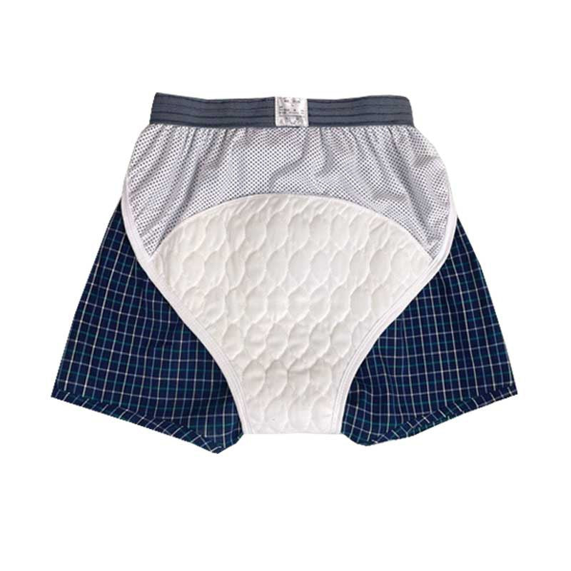 Sous-vêtements d'incontinence lavables pour hommes avec une taille élevée