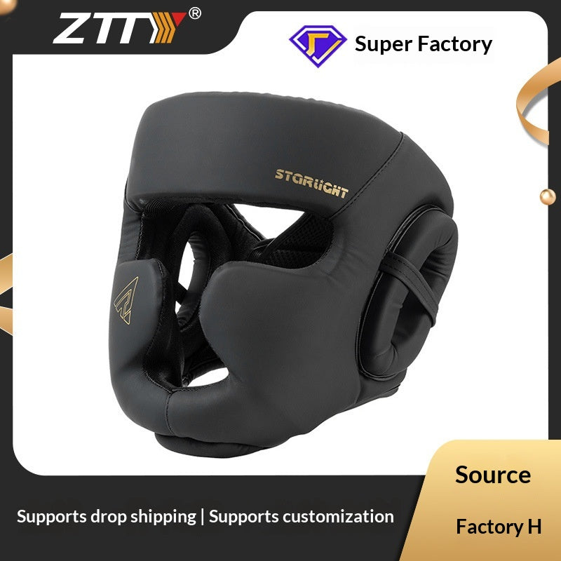 Ztty Fighting Head Protection Boxing Casque Boxing Sanda Training Thickened Head Protect