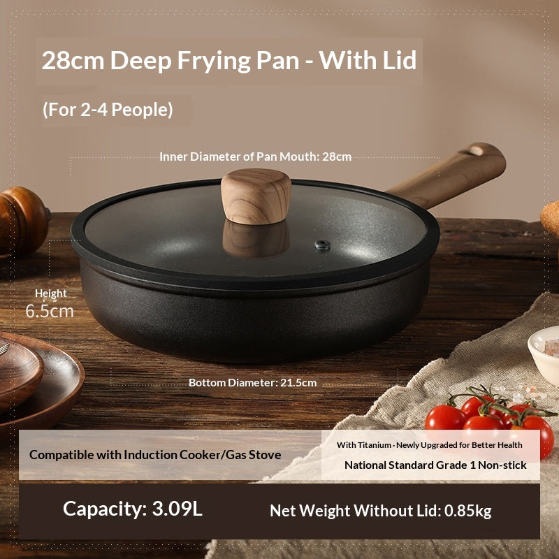 Pane antiadhésive Titanium Wok pour usage domestique