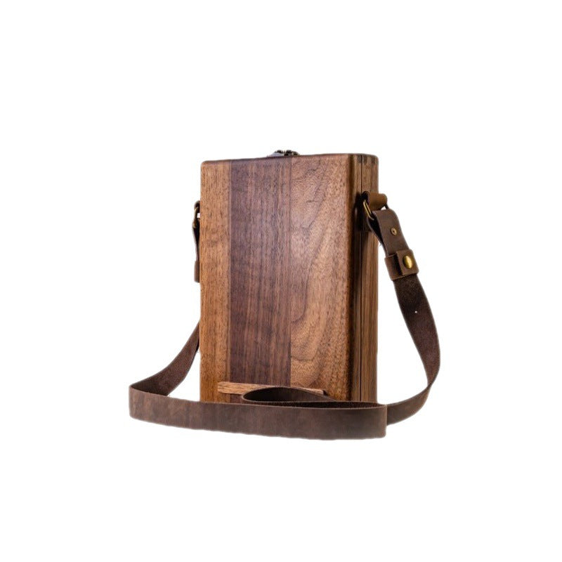 Porte-documents en bois Messenger