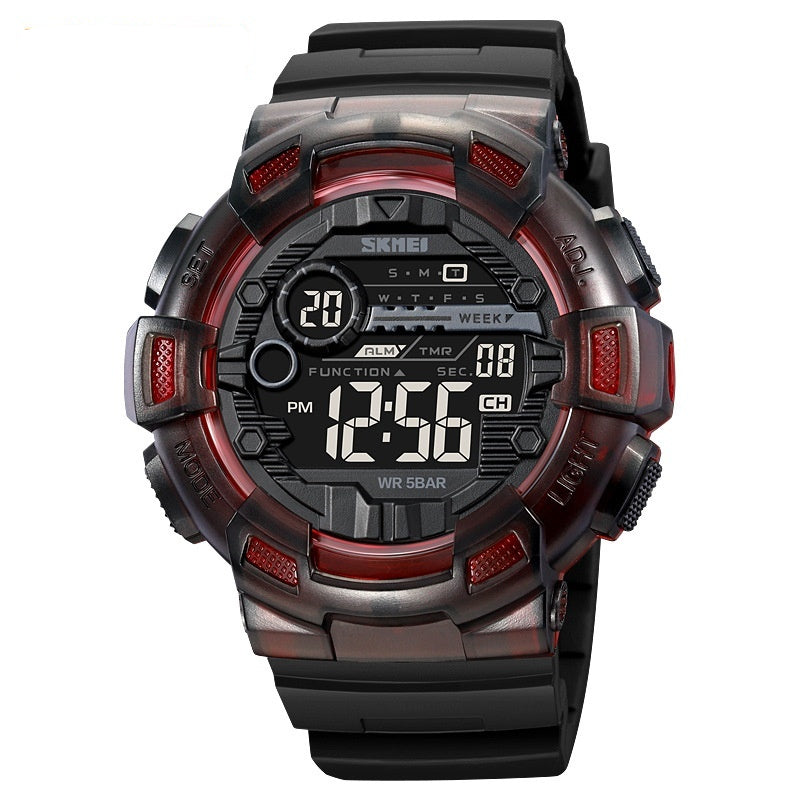 Multifonctionnel Homme Electronic Waterproof Luminous Sports Watch