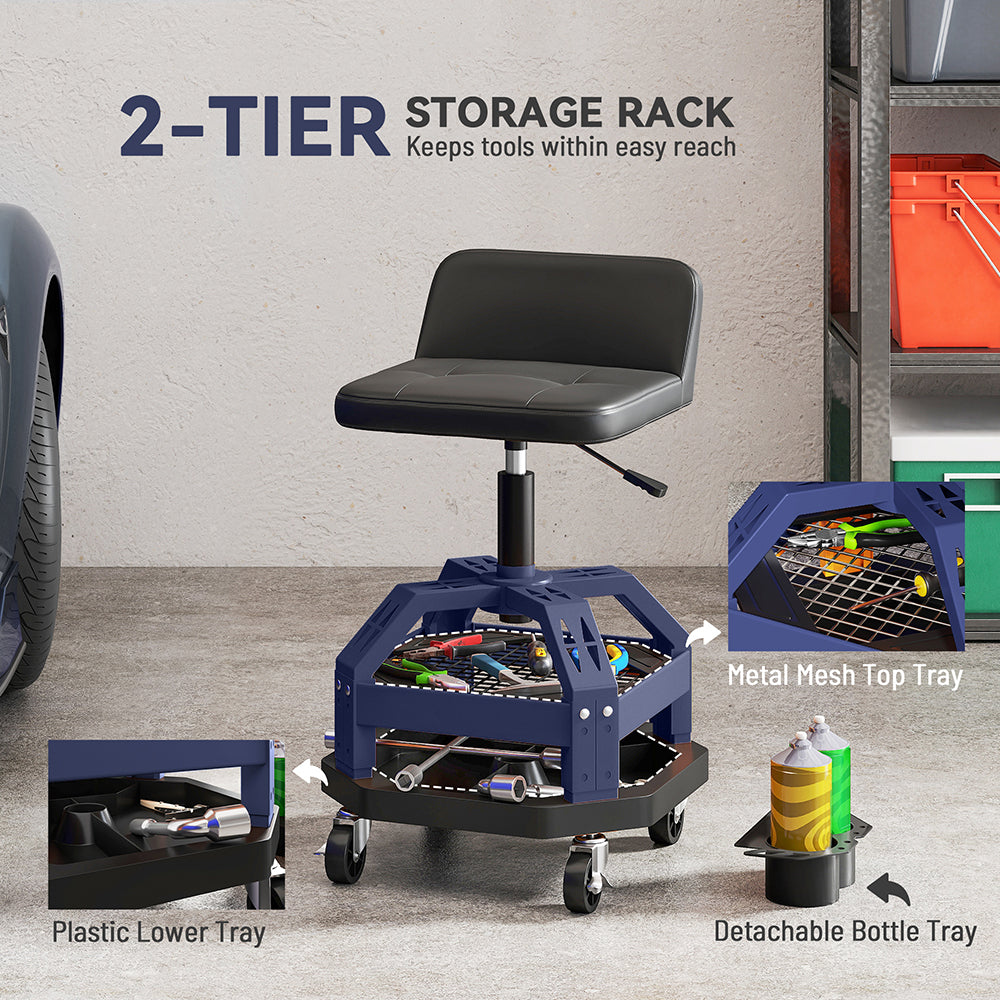 Tabouret de garage Rolling Creeper