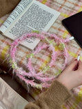 Câble de données de poudre de cerise en peluche