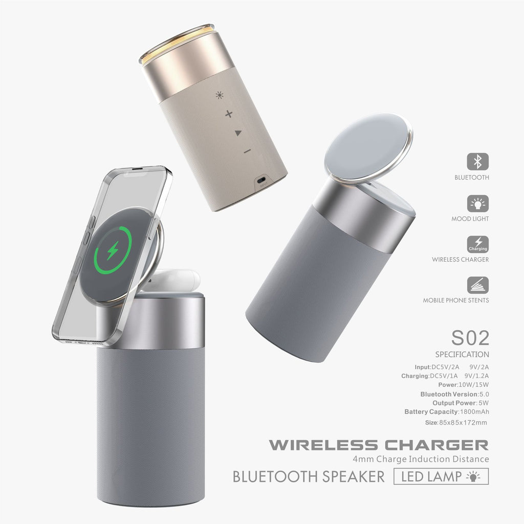 Earphone Cellphone Magnetic Audio Petit Portable Home Office Chargeur sans fil extérieur