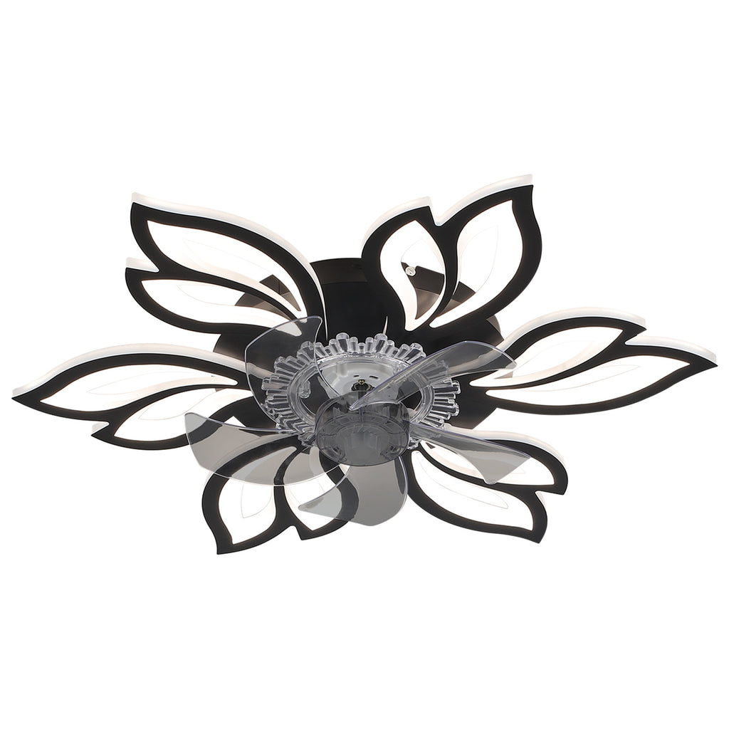 Moderne Salon Maison Trois couleurs Six vitesses Ceiling-monté intérieur LED ventilateur lumière