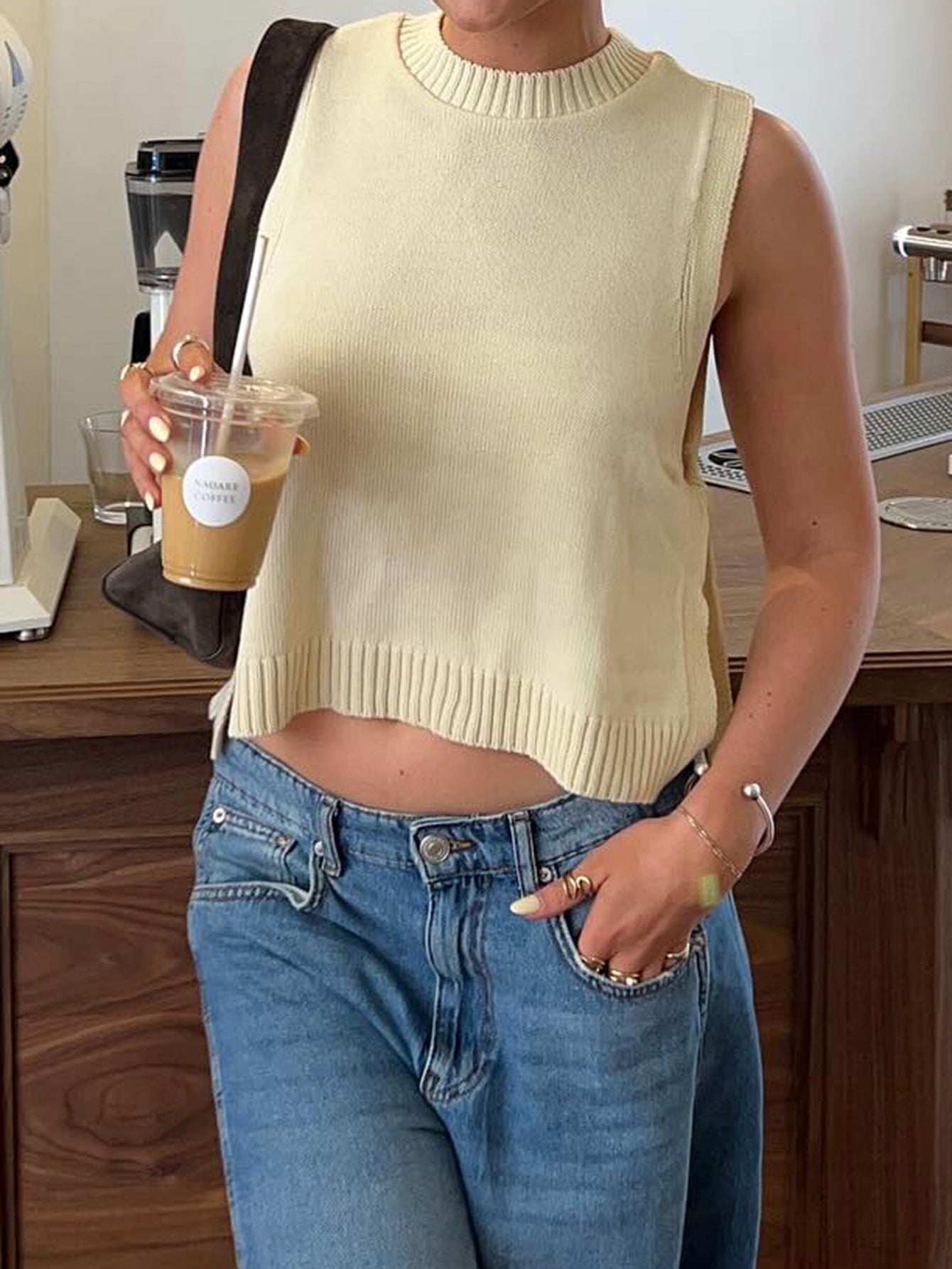 Camisole en dentelle pour femmes Printemps Été