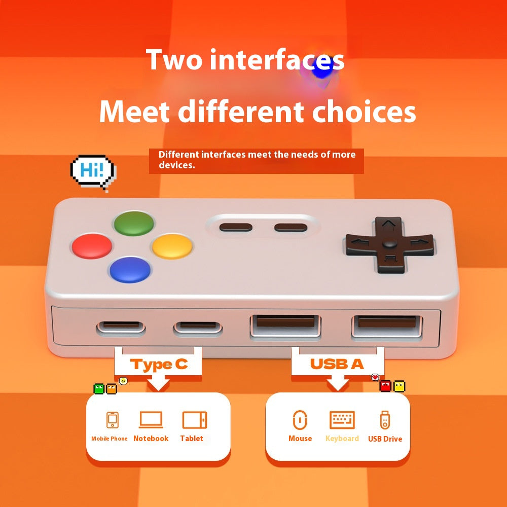 Creative Personality Cartoon Game Modeling HUB Quatre en un